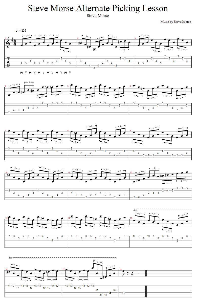 steve morse guitar lesson pdf